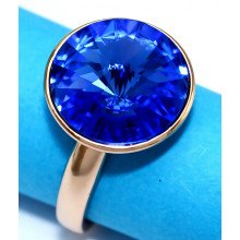 Каблучка XP. Позолота 18К. Камені: Swarovski. Є: 17р