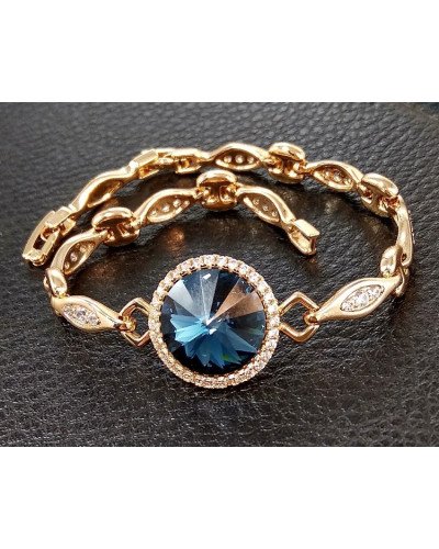 Браслет XР. Позолота 18К. Камені: Swarovski. Довжина: 17-20см.