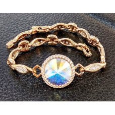 Браслет XР. Позолота 18К. Камені: Swarovski. Довжина: 17-20см.