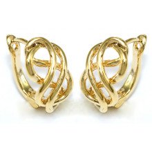 Сережки. Позолота. Довжина: 16 мм. Ширина: 9 мм.
