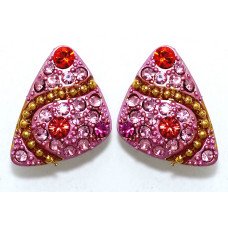 Сережки-гвоздики Neoglory. Позолота. Камені: циркон. Діаметр: 12 мм.