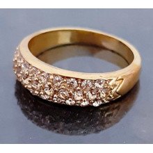 Каблучка Neoglory. Позолота. Камені: циркон. Є: 18р 19р