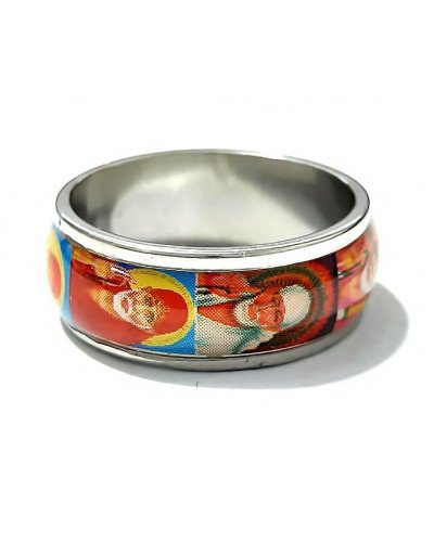 Сталева каблучка. Родій. Ширина: 8 мм. Є: 16р 17р 18р 19р 20р 21р