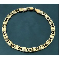 Браслет Аthena. Сталь. Позолота. Довжина: 18,5 см. Ширина: 5 мм.