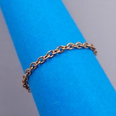 Каблучка Stainless Steel. Сталь. Позолота ЧВ. Камені: білий циркон. Є: 16р 17р 18р 18.5 р 19р 20р