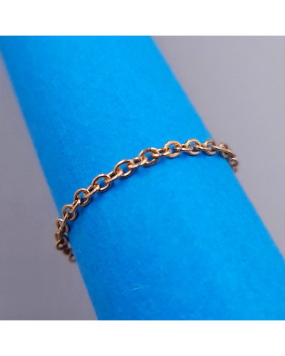 Каблучка Stainless Steel. Сталь. Позолота ЧВ. Камені: білий циркон. Є: 16р 17р 18р 18.5 р 19р 20р