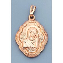 Іконка TSATSA. Мед. золото ЧВ. Довжина: 3,5 см. Ширина: 20 мм.