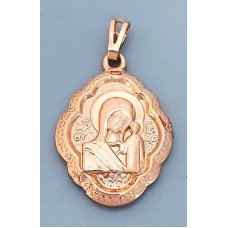 Іконка TSATSA. Мед. золото ЧВ. Довжина: 3,5 см. Ширина: 20 мм.
