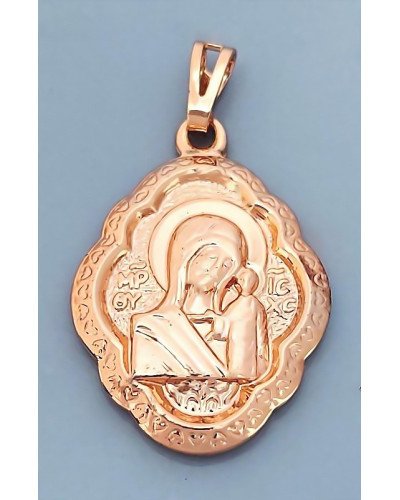Іконка TSATSA. Мед. золото ЧВ. Довжина: 3,5 см. Ширина: 20 мм.