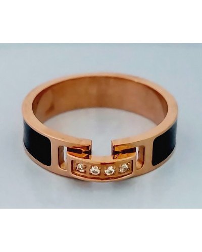 Каблучка Stainless Steel. Сталь. Позолота ЧВ. Є: 16.5р 17.5р 18р 19р 20р