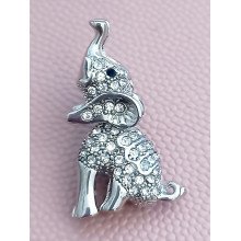 Пін Neoglory. Родій. Камені: циркон. Довжина: 31 мм. Ширина: 19 мм.