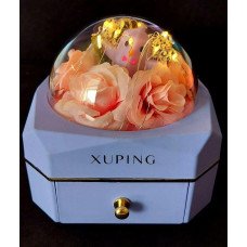 Скринька, що світиться, для прикрас Xuping. Діаметр: 12 см. Висота: 11 см.