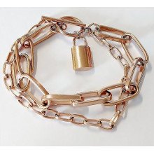 Браслет Stainless Steel. Сталь. Позолота ЧВ. Довжина: 19 см