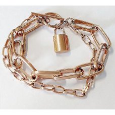 Браслет Stainless Steel. Сталь. Позолота ЧВ. Довжина: 19 см