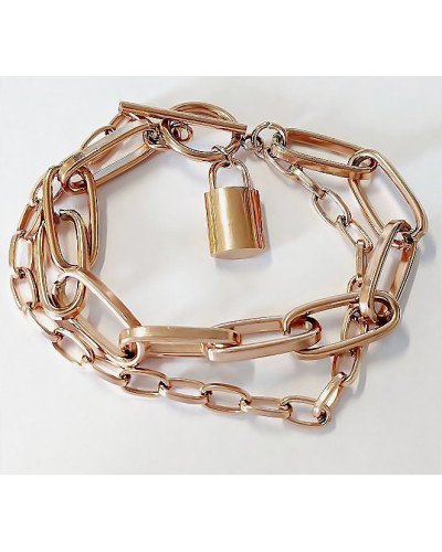 Браслет Stainless Steel. Сталь. Позолота ЧВ. Довжина: 19 см