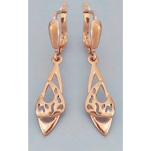 Сережки булькатні (англійська застібка) Довжина сережки 3,5 см Ширина 8 мм.