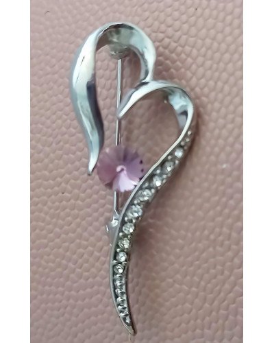 Брошка Neoglory. Родій. Діаметр: 4 см.