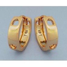 Сережки XР. Позолота 18К. Довжина: 1,4 см.