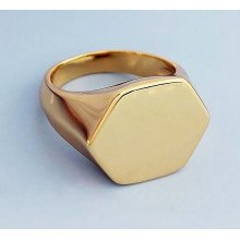 Печатка XР. Позолота 18К. Ширина: 16 мм. Є: 18р 19р 20р 21р 22р 24р 20