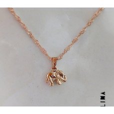 Кулон на ланцюжку. Булат. Під позолоту ЧВ. Довжина ланцюжка: 49 см. Довжина кулона: 10 мм.