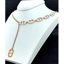 Ланцюжок Stainless Steel. Сталь. Позолота ЧВ. Довжина: 39-43 см з підвіскою