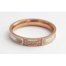 Каблучка Stainless Steel. Сталь. Позолота ЧВ. Є: 16р 17р 18р 19р