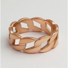 Каблучка Stainless Steel. Сталь. Позолота ЧВ. Є: 16р 17р