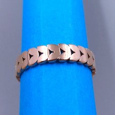 Каблучка Stainless Steel. Сталь. Позолота ЧВ. Ширина: 5 мм. Є: 17р 18р 19р 20р 21р