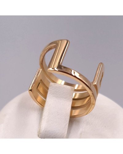 Каблучка Stainless Steel. Сталь. Позолота ЧВ. Є: 16р