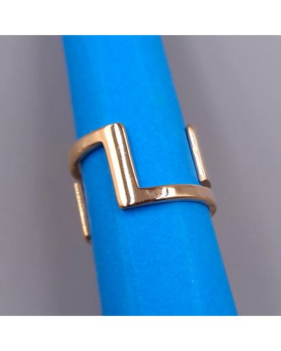 Каблучка Stainless Steel. Сталь. Позолота ЧВ. Є: 16р