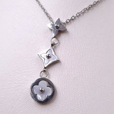 Ланцюжок з кулоном Stainless Steel. Сталь. Родій. Довжина ланцюжка: 45-50 см Довжина кулона: 38 мм