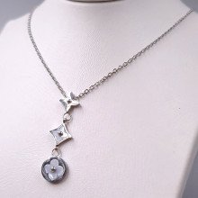 Ланцюжок з кулоном Stainless Steel. Сталь. Родій. Довжина ланцюжка: 45-50 см Довжина кулона: 38 мм