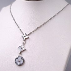 Ланцюжок з кулоном Stainless Steel. Сталь. Родій. Довжина ланцюжка: 45-50 см Довжина кулона: 38 мм