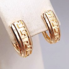 Сережки XP M&L. Позолота 18К. Довжина: 17 мм Ширина: 8 мм