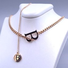 Ланцюжок Stainless Steel. Сталь. Позолота ЧВ. Довжина основного ланцюжка: 42-47 см Довжина додаткового: 28 см