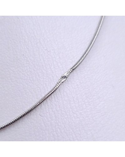 Ланцюжок Stainless Steel. Сталь. Родій. Довжина: 45 см Товщина: 1 мм