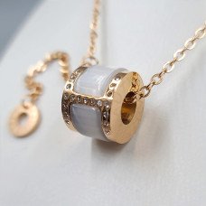 Ланцюжок із кулоном Stainless Steel. Сталь. Позолота ЧВ. Довжина: 48-51 см. Діаметр кулона: 15 мм