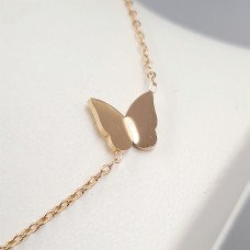 Ланцюжок із кулонами Stainless Steel. Сталь. Позолота ЧВ. Довжина: 42-47 см