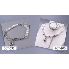 Ланцюжок із кулоном Stainless Steel. Сталь. Родій. Довжина ланцюжка: 41-46 см