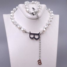 Ланцюжок із кулоном Stainless Steel. Сталь. Родій. Довжина ланцюжка: 45-50 см