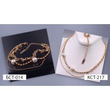 Браслет Stainless Steel. Сталь. Позолота ЧВ. Довжина: 16.5-20.5 см