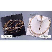 Ланцюжок із кулоном Stainless Steel. Сталь. Позолота ЧВ. Довжина ланцюжка: 42-47 см