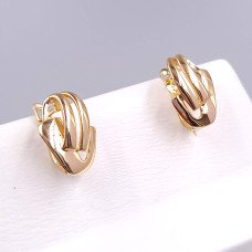 Сережки XР. Позолота 18К. Довжина: 16 мм Ширина: 10 мм
