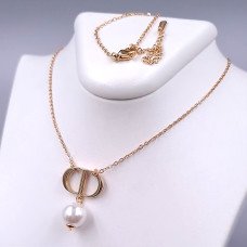 Ланцюжок із кулоном Stainless Steel. Сталь. Позолота ЧВ. Довжина ланцюжка: 42-47 см