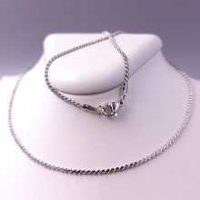 Цепочка Stainless Steel. Сталь. Родий. Довжина: 45 см Товщина: 2 мм
