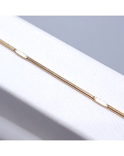 Ланцюжок Stainless Steel. Сталь. Позолота 18К. Довжина: 45.5 см. Ширина: 1 мм.