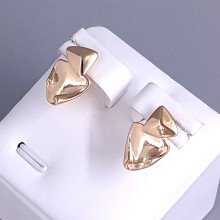 Сережки XР. Позолота 18К. Довжина: 17 мм. Ширина: 11 мм