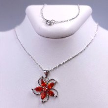 Кулон з ланцюжком. Довжина ланцюжка: 47 см. Довжина кулона: 25 мм. Ширина кулону: 21 мм.