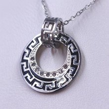 Ланцюжок із кулоном Stainless Steel. Сталь. Родій. Довжина ланцюжка: 44 см. Довжина кулона: 30 мм, ширина: 25 мм.