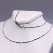 Ланцюжок ХР. Родій. Довжина: 60.5 см Ширина: 1 мм
